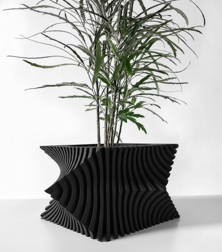 Anio – Der dynamisch verdrehte 3D Pflanztopf