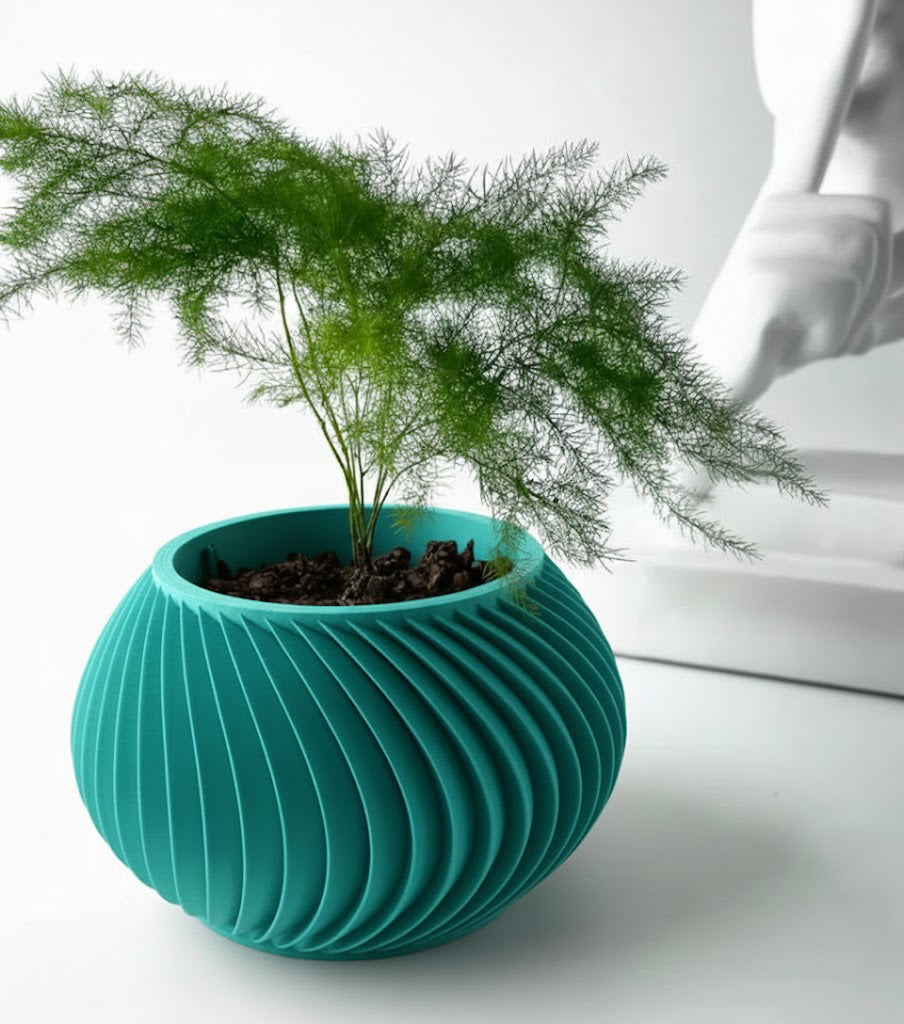 Caleth 3D Pflanztopf – Eleganz in Bewegung für deine Pflanzenwelt