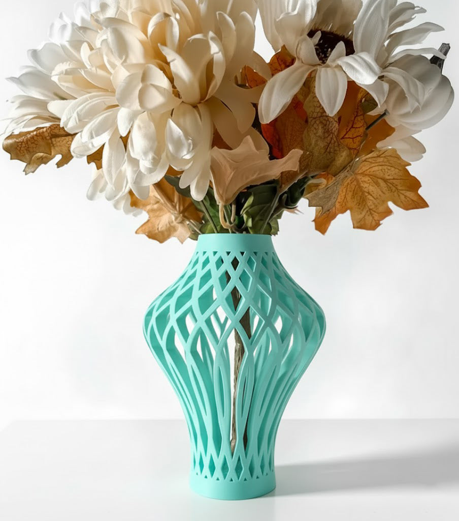 Vase „Alano-Vase“ – Eleganz im modernen Gitterdesign