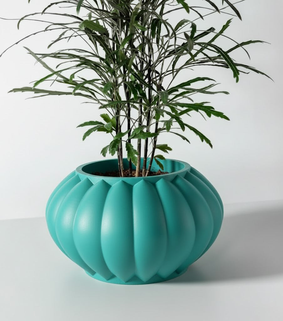 Bunos 3D Pflanztopf – Skulpturales Design für stilvolle Pflanzenpräsentation