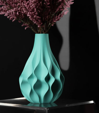 Vase" Abyssal Flower"  – Tiefenstruktur für starke Akzente