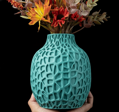 Vase "Lunex" – Kunstvoll gefertigt in steinähnlicher Optik