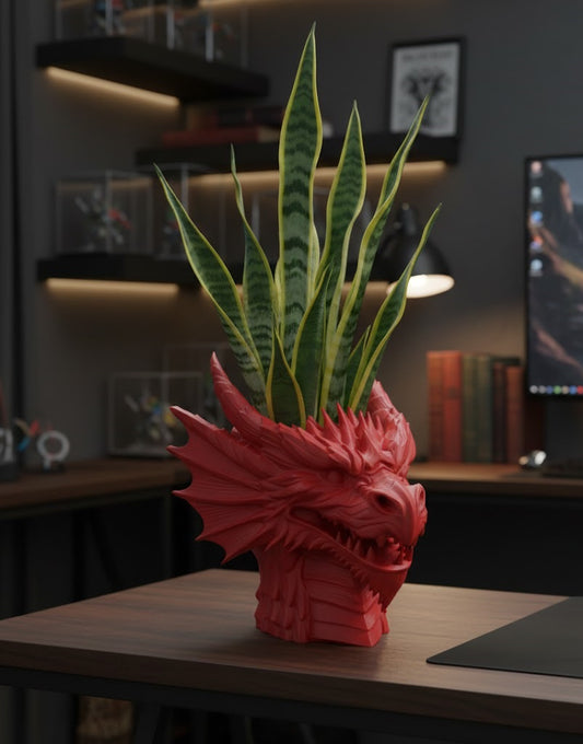 Drachen Pflanztopf – Mystik trifft modernes 3D-Design
