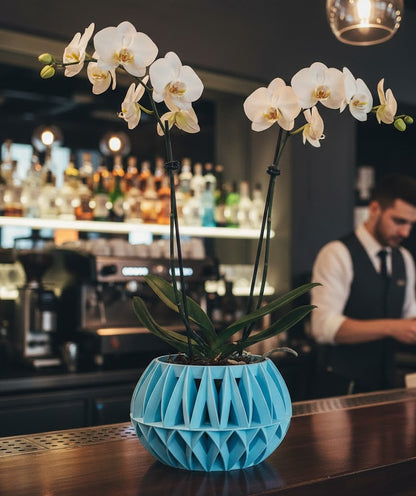Der Oku 3D Orchideen-Pflanztopf – Geometrische Eleganz für deine Pflanzen