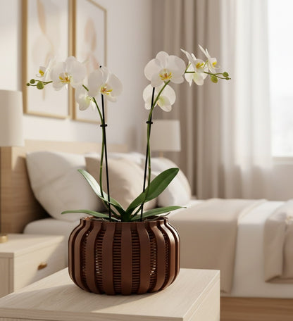 Avix 3D Orchideen-Pflanztopf – Maximale Luftzirkulation in skulpturalem Design