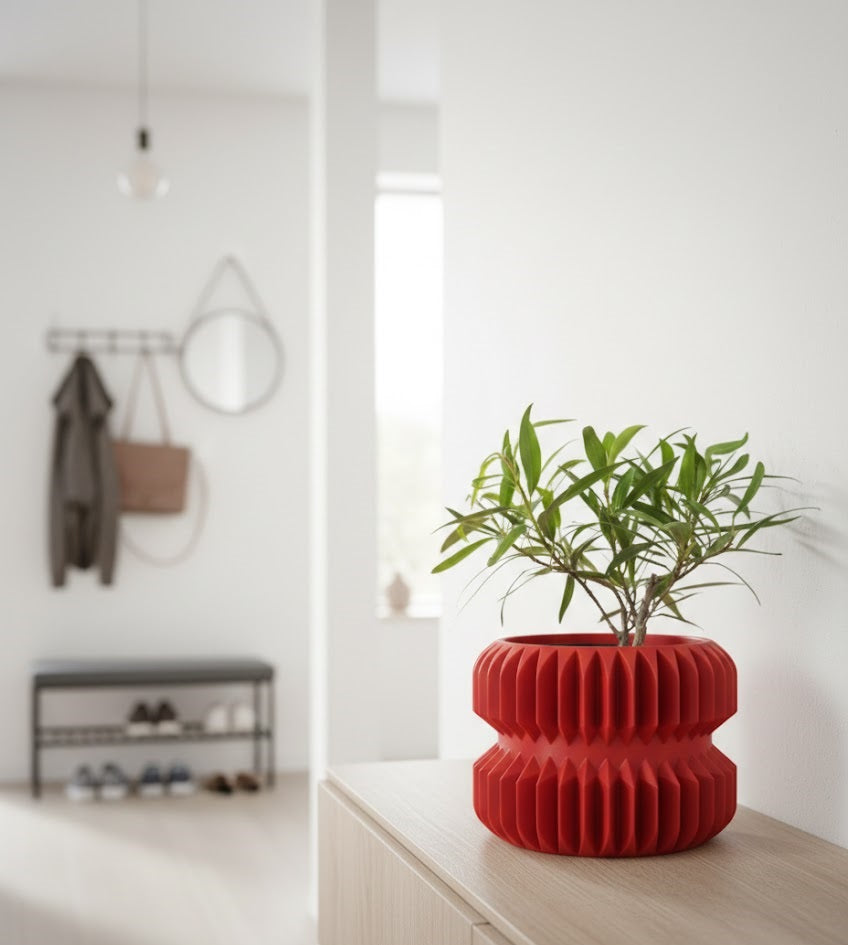 Der Pilas – 3D-Pflanztopf mit markantem Stufenprofil