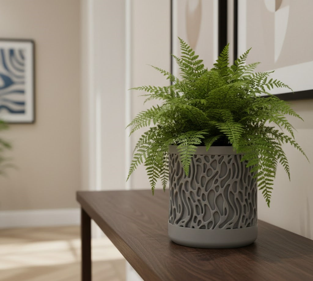 Grove – Der 3D-Pflanztopf im organischen Wurzel-Design