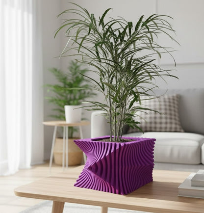 Anio – Der dynamisch verdrehte 3D Pflanztopf