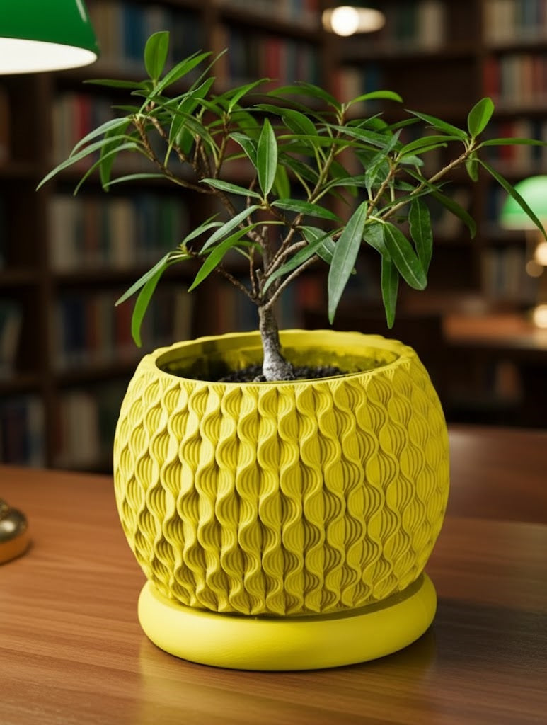 Bloom Planter – Der blüteninspirierte 3D-Pflanztopf mit organischer Struktur