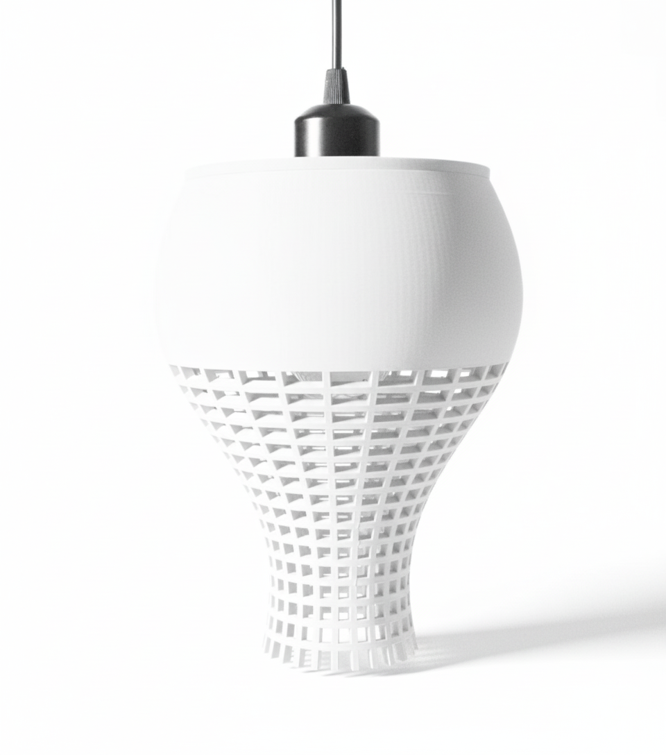 "Kata Pendelleuchte" – Modernes Design mit filigraner Gitterstruktur