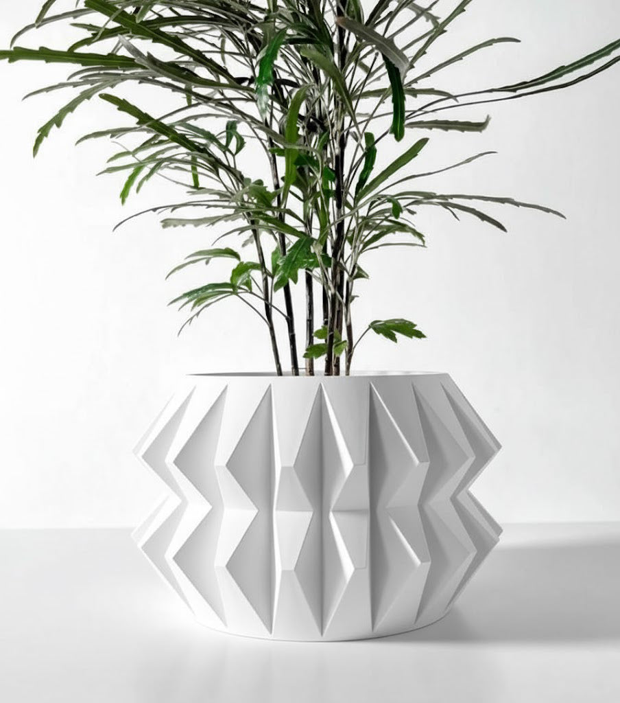 Almin 3D Pflanztopf – Geometrische Eleganz in Vollendung