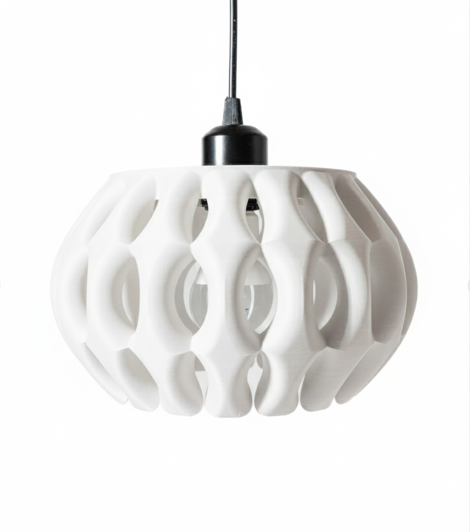 "Xiomu" Lampenschirm – Futuristisches Design mit organischer Struktur