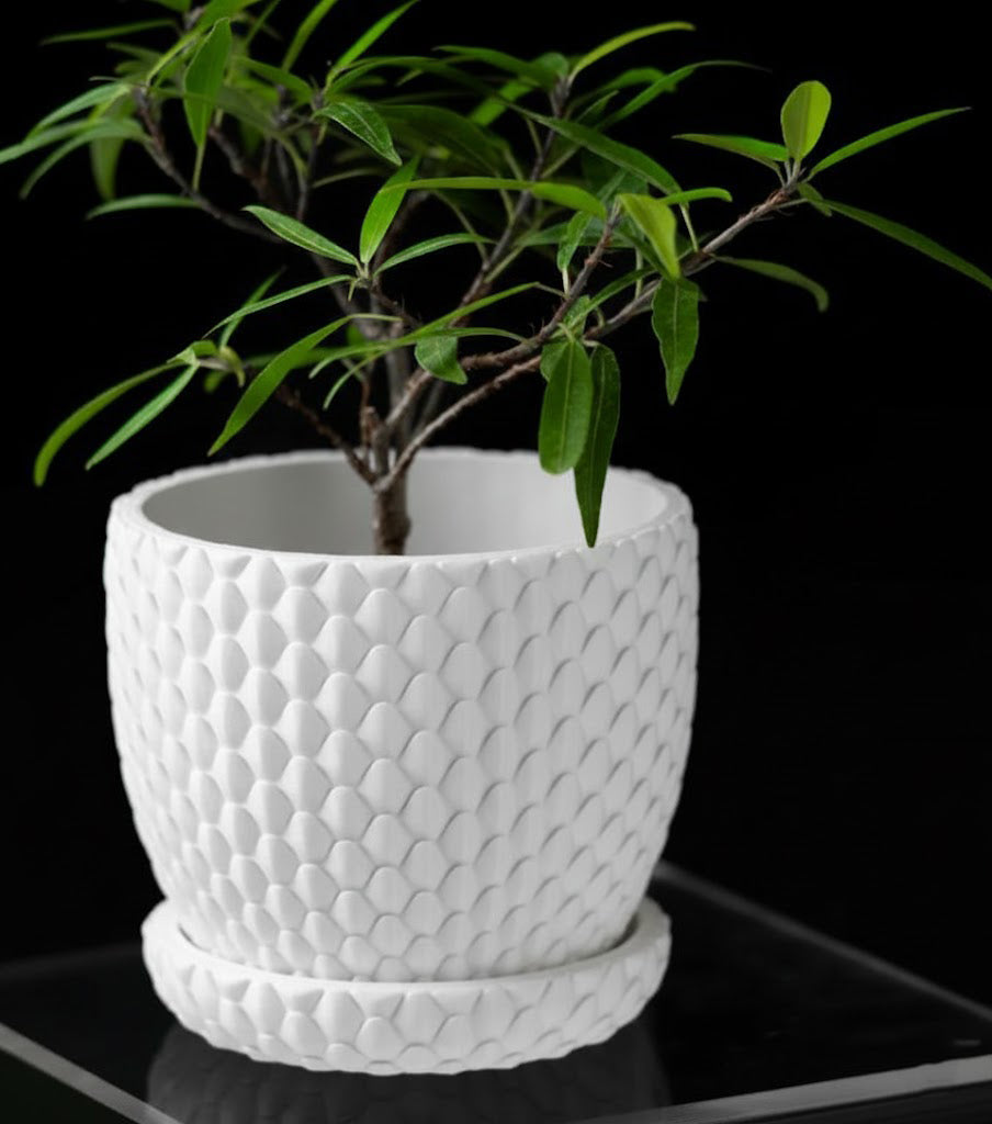 Dragonscale – 3D-Pflanztopf mit drachenstarker Struktur