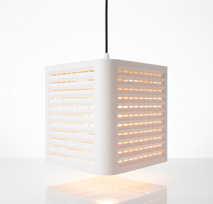 "Coro" – 3D-gedruckte Designleuchte mit klarer Linienführung und moderner Struktur