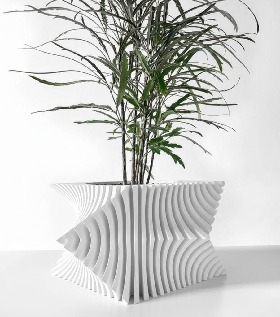Anio – Der dynamisch verdrehte 3D Pflanztopf