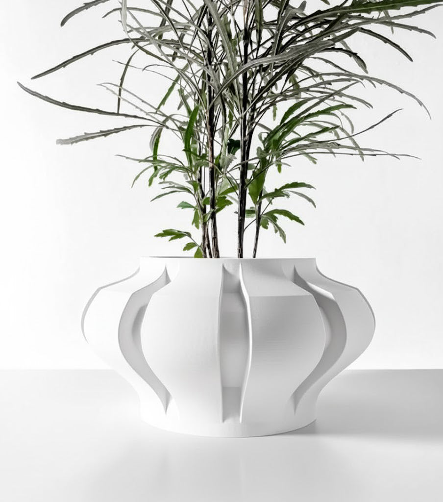 Ariko – Der elegante 3D-Pflanztopf in organischer Form